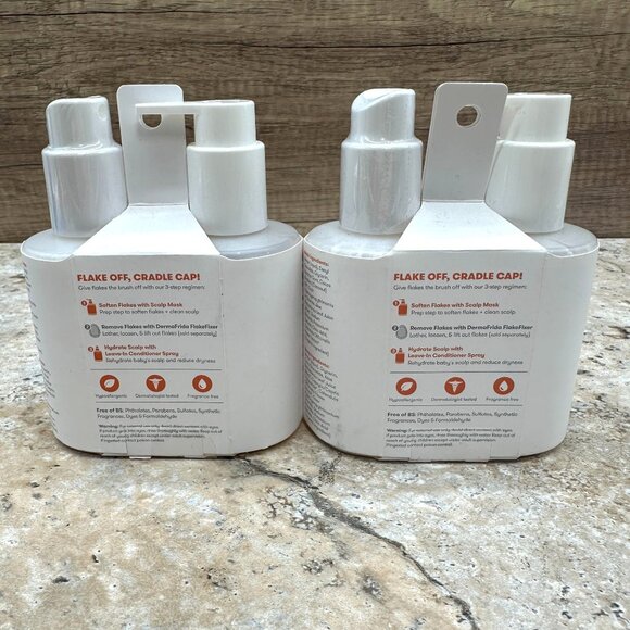 2X Frida Baby Oh Cr*p! Cradle Cap Scalp Mask & Leave-In Conditioner Spray New - Picture 2 of 10